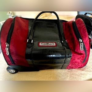 Brighton Luggage rolling duffel weekender, beautifully lined, plenty of room